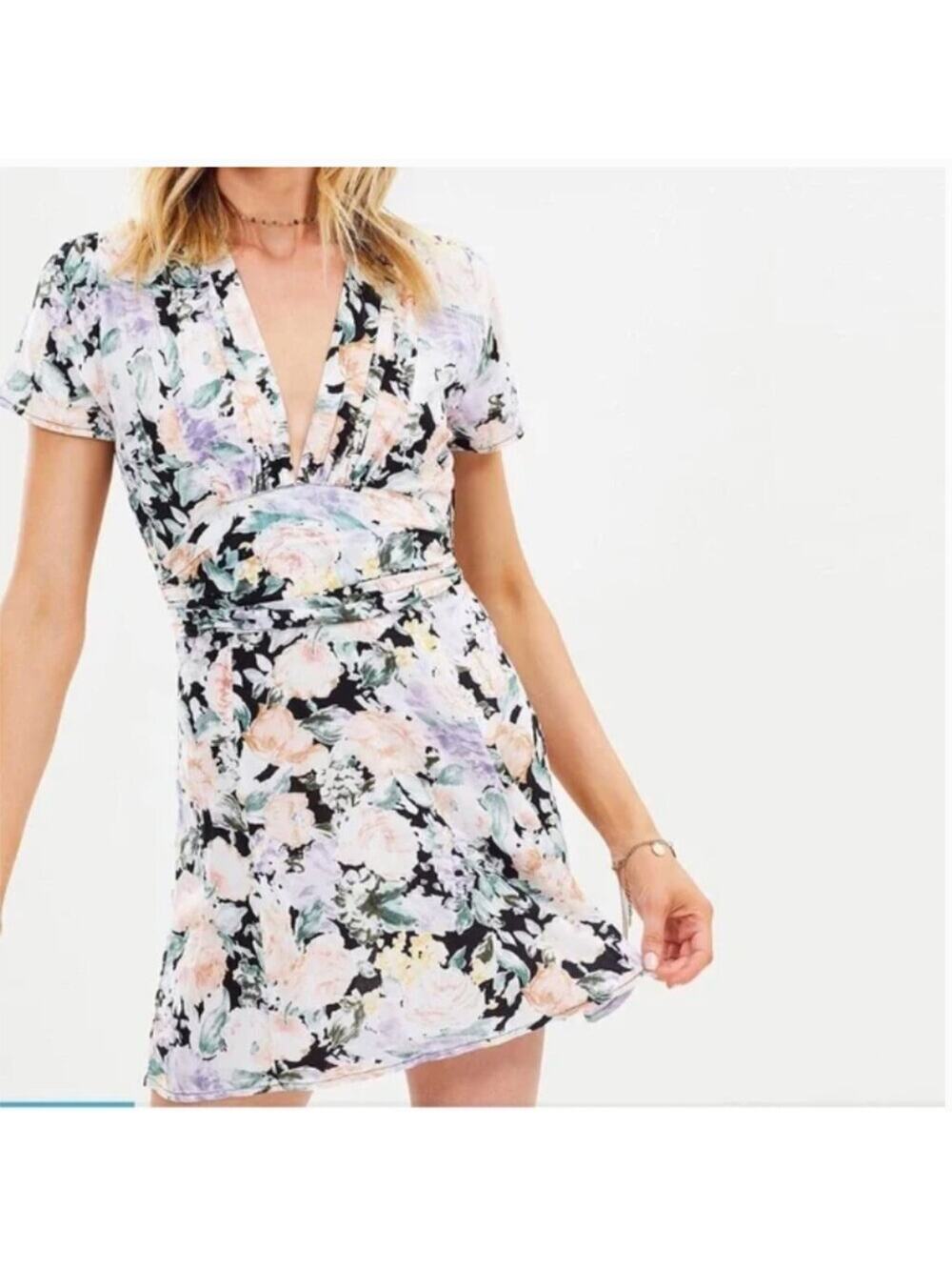 Auguste the Label Gardenia Goldie Floral Print Mini Dress